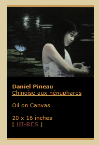 Œuvre figurative sélectionnée de Daniel Pineau